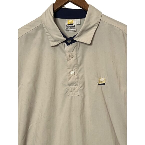 Solumbra Men L SPF 100 Sun Protection Long-Sleeve Pullover Shirt Long-Sleeve VTG - Picture 3 of 14